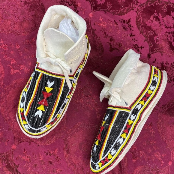 Beautiful native moccasin.